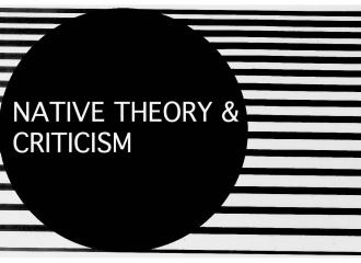 Native Theory and Criticism